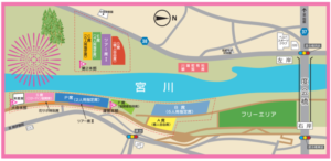 伊勢神宮奉納花火観覧席