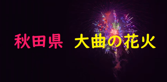 秋田県大曲の花火競技大会