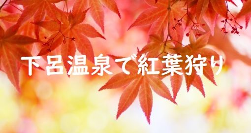 紅葉狩り下呂温泉